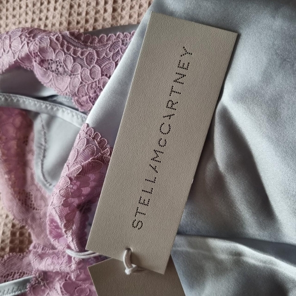 Stella mcartney pale blue/pink silk blend camiSize medium uk 10 - Picture 4 of 4